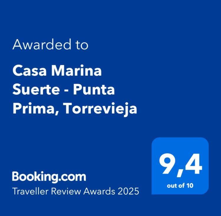 Casa Marina Suerte - Punta Prima, Torrevieja Lägenhet Alicante Exteriör bild